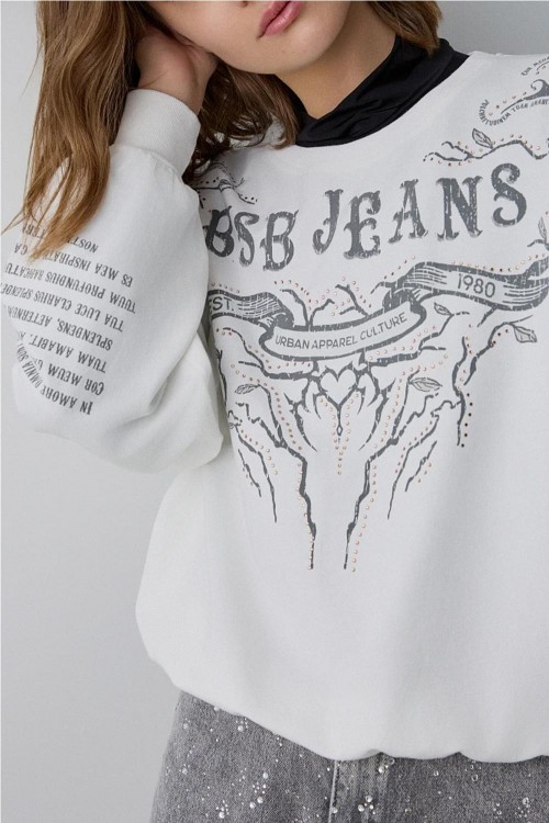 JERSEY MANGA LARGA ESTAMPADO 2