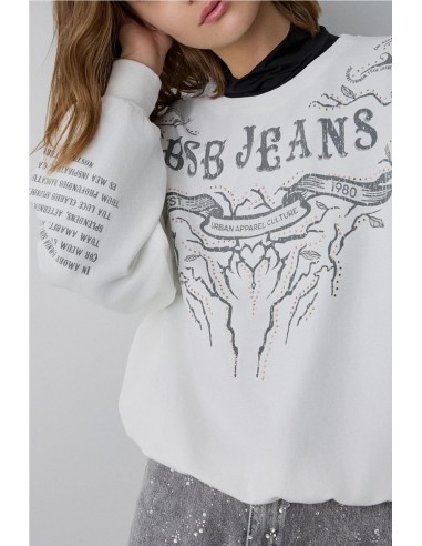 JERSEY MANGA LARGA ESTAMPADO