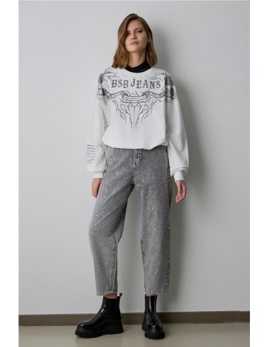 JERSEY MANGA LARGA ESTAMPADO