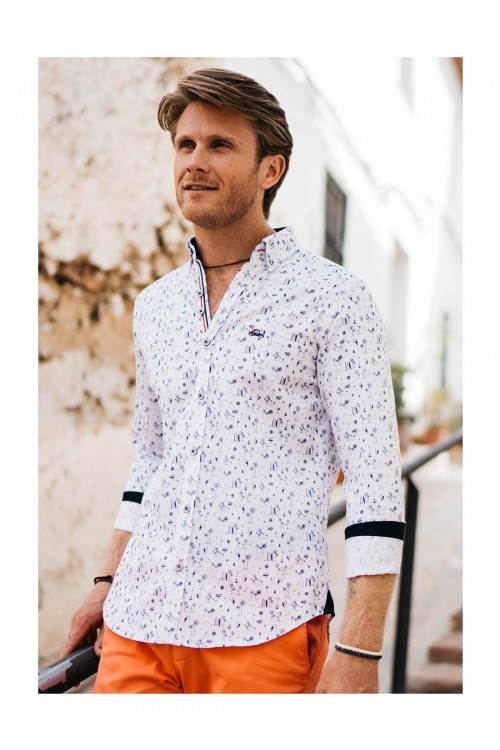 CAMISA PALMERAS Y TABLAS...