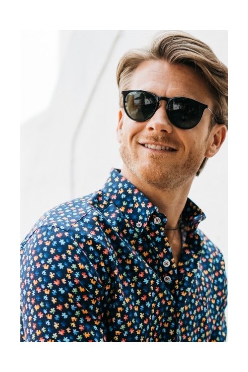 CAMISA PUZZLE MULTICOLOR...