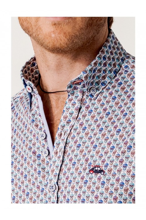 CAMISA CALAVERAS MULTICOLOR... 2