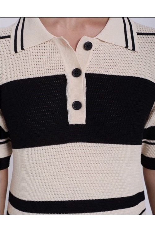 VESTIDO RAYAS BICOLOR PUNTO... 2