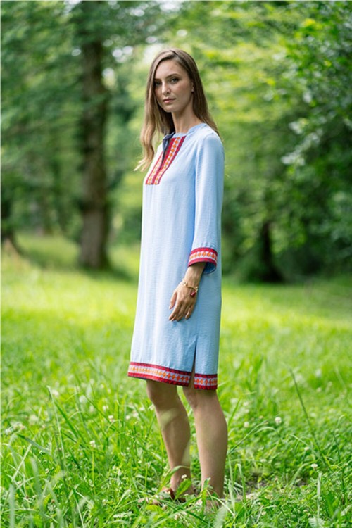 VESTIDO CON CINTA ÉTNICA... 2