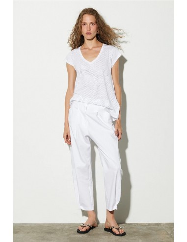 CAMISETA CUELLO EN V STRASS      BSB...