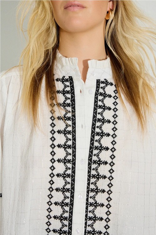 BLUSA BORDADA LUREX     BSB... 2