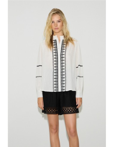 BLUSA BORDADA LUREX     BSB JEANS