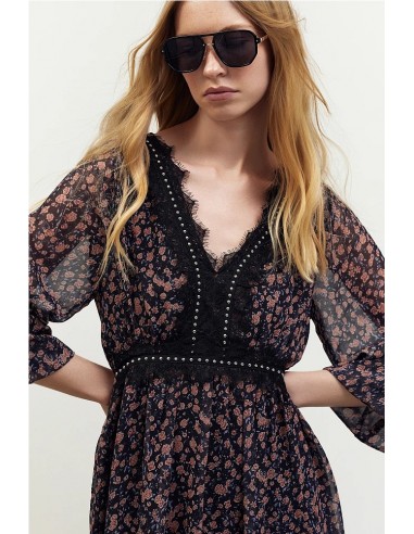 MINI VESTIDO FLORAL     BSB JEANS