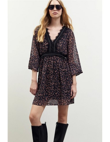 MINI VESTIDO FLORAL     BSB JEANS