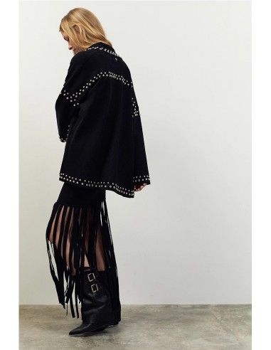 CARDIGAN DE PUNTO CON TACHUELAS...