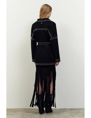 CARDIGAN DE PUNTO CON TACHUELAS...