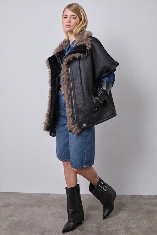 CHALECO EFECTO CUERO   BSB... 2