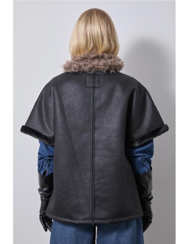 CHALECO EFECTO CUERO   BSB JEANS