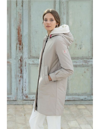 PARKA ACOLCHADA CON CAPUCHA  HONGO