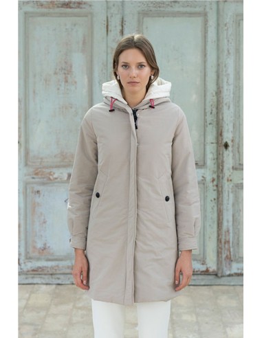 PARKA ACOLCHADA CON CAPUCHA  HONGO