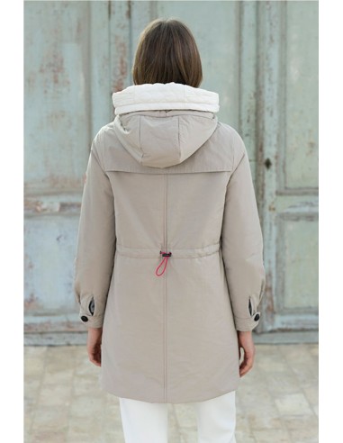 PARKA ACOLCHADA CON CAPUCHA  HONGO