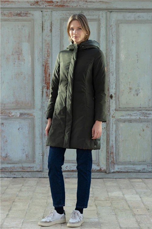 PARKA LARGA ACOLCHADA   HONGO