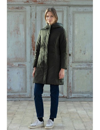 PARKA LARGA ACOLCHADA   HONGO