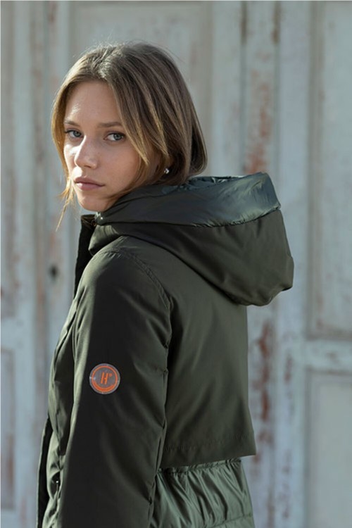 PARKA LARGA ACOLCHADA   HONGO 2