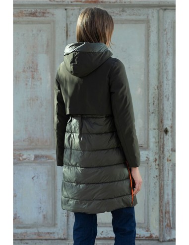 PARKA LARGA ACOLCHADA   HONGO