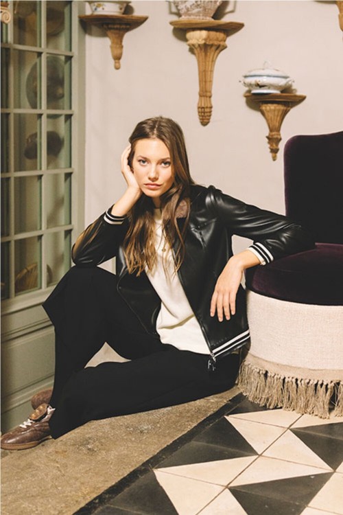 CHAQUETA BOMBER EFECTO PIEL... 2