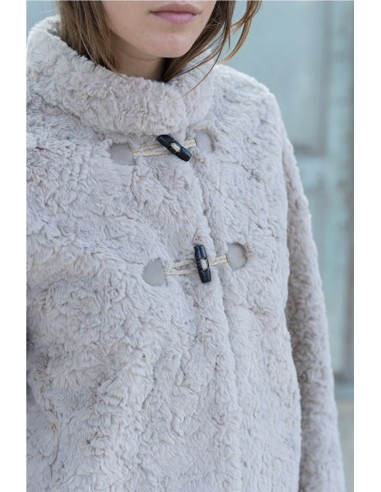 CHAQUETA CORTA BORREGUITO   HONGO