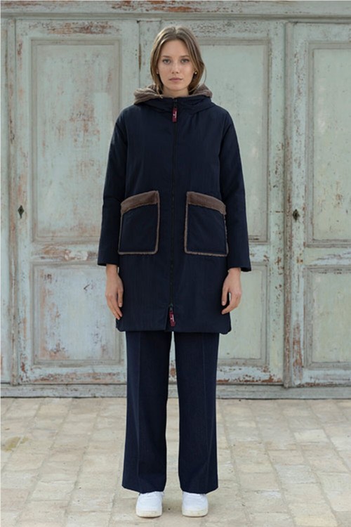 PARKA CON BOLSILLOS DE PELO... 2