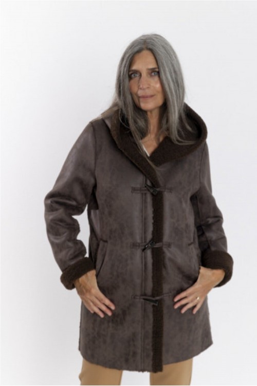 ABRIGO EGUSKI   BMB&CO MARRON