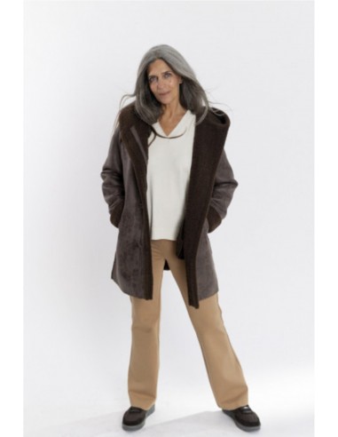 ABRIGO EGUSKI   BMB&CO MARRON