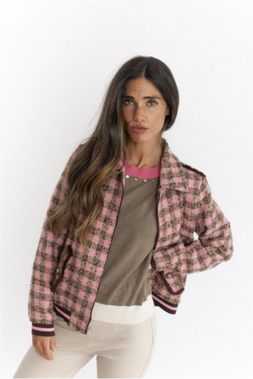 CAZADORA SPORTY CUADROS...