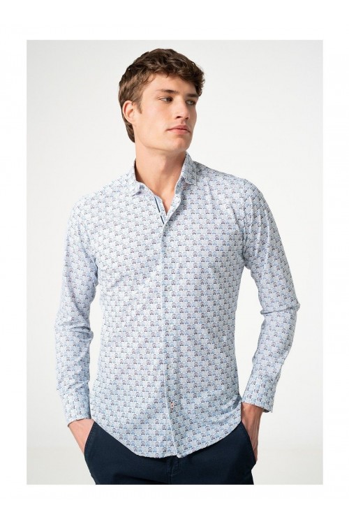 CAMISA ESTAMPADA FUEGONETAS...