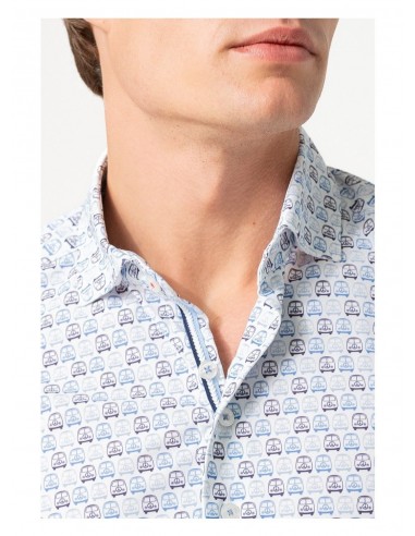 CAMISA ESTAMPADA FUEGONETAS   SURF CAR