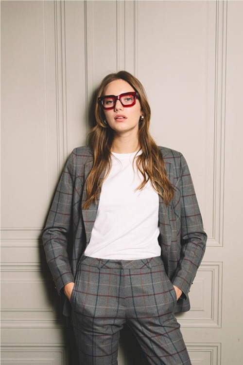 CHAQUETA DE CUADROS    HONGO