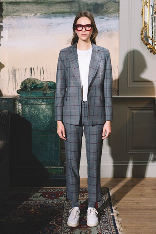 PANTALON CUADROS   HONGO