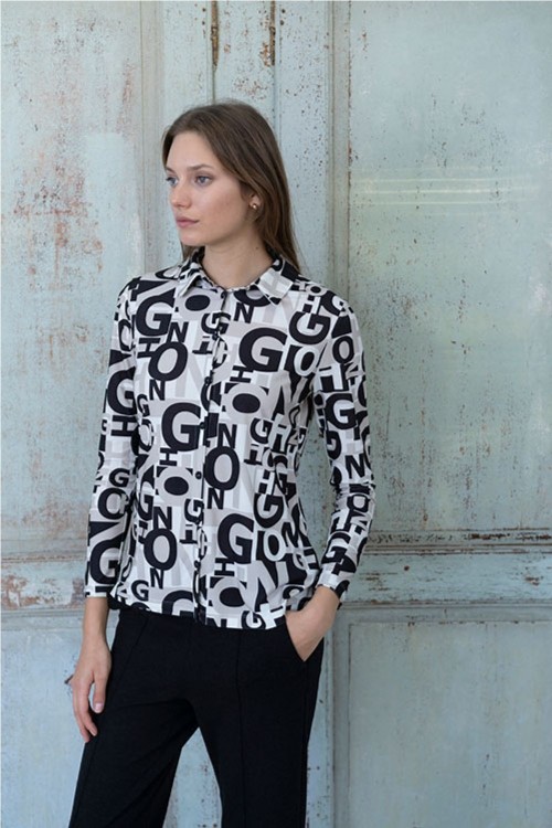 CAMISA CON ESTAMPADO   HONGO