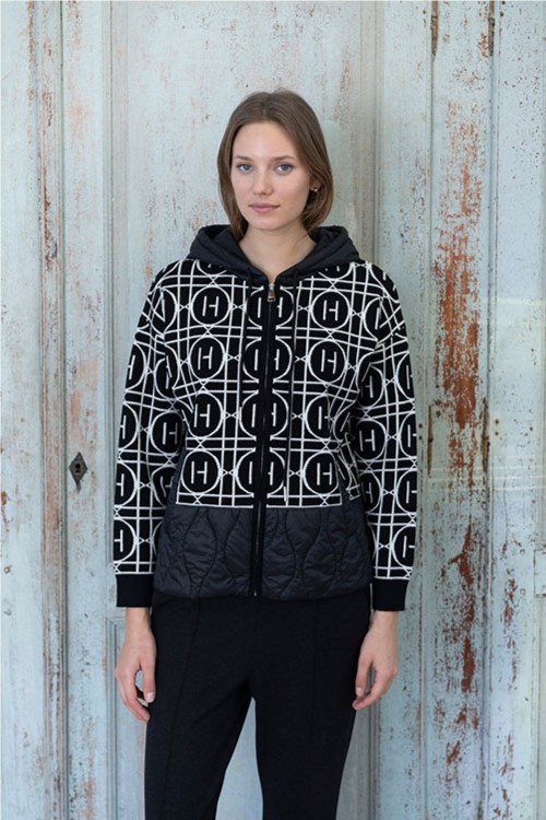 CHAQUETA NEGRA MONOGRAMA...