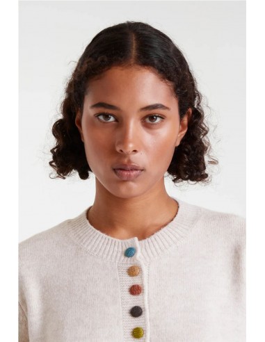 CARDIGAN CUELLO REDONDO   COM PAÑIA...