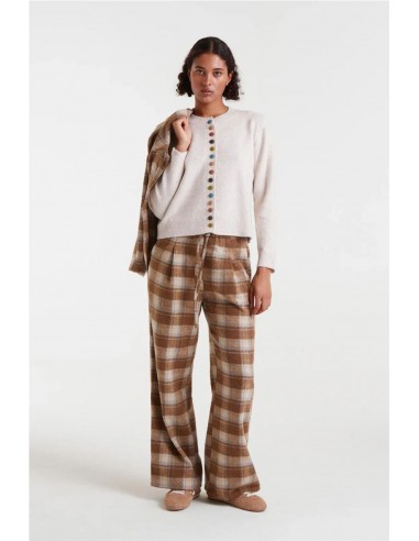 CARDIGAN CUELLO REDONDO   COM PAÑIA...