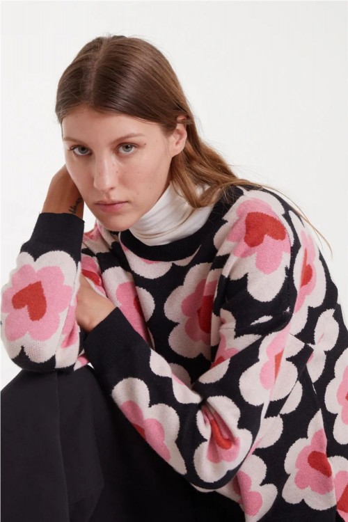 JERSEY JACQUARD CORAZON...