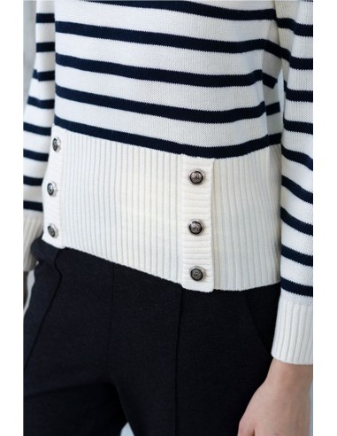 JERSEY MARINERO DE RAYAS    HONGO