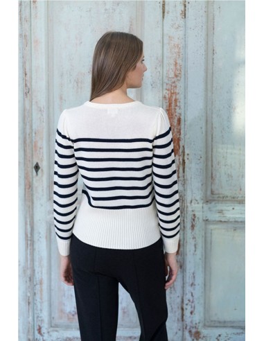 JERSEY MARINERO DE RAYAS    HONGO