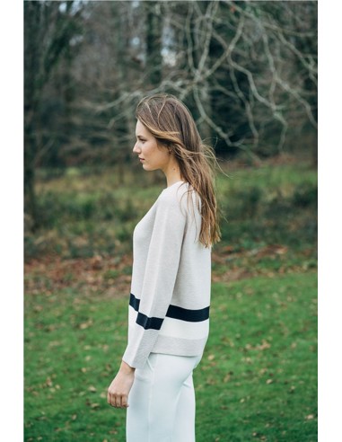 JERSEY CON FRANJAS    HONGO CRUDO