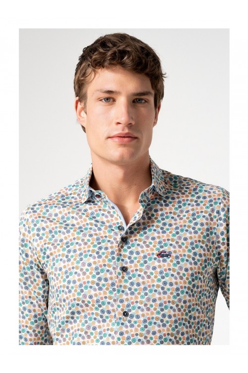 CAMISA ESTAMPADO MULTICOLOR...