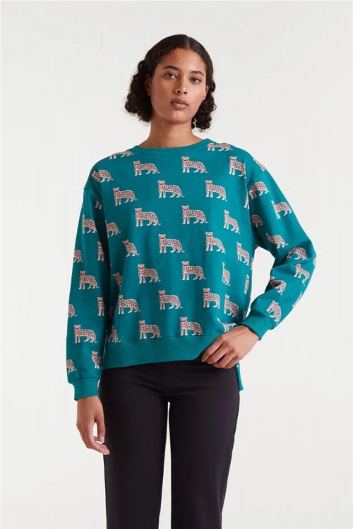SUDADERA ESTAMPADA JAGUAR...