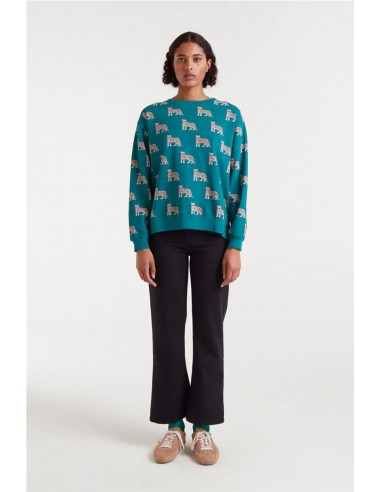 SUDADERA ESTAMPADA JAGUAR  COMPAÑÍA...