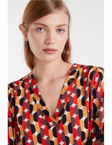 VESTIDO ESTAMPADO RETRO   COMPAÑÍA...