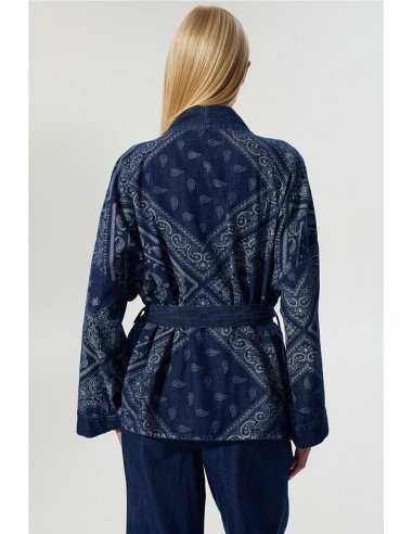 KIMONO DENIM ESTAMPADO  BSB JEANS