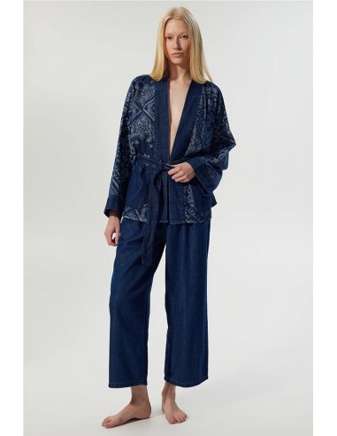 KIMONO DENIM ESTAMPADO  BSB JEANS