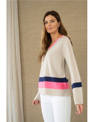 JERSEY CON FRANJA   HONGO