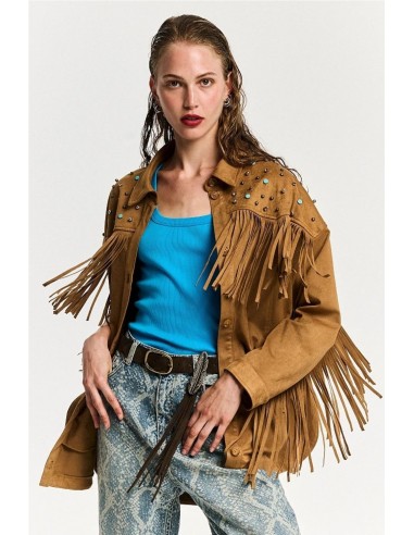 SOBRECAMISA ANTE FLECOS      BSB JEANS